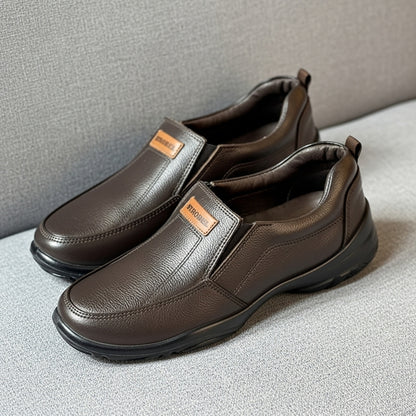 Premium Handcrafted Dark Brown Leather Shoes with Medicated Comfort Insole | All-Terrain Durable Sole – Ultimate Daily Wear Comfort