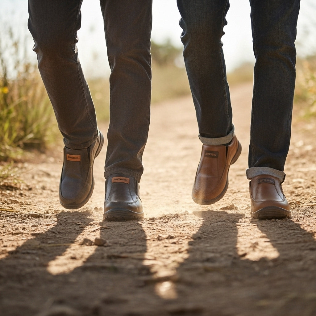 Premium Handcrafted Light Brown Leather Shoes with Medicated Comfort Insole | All-Terrain Durable Sole – Ultimate Daily Wear Comfort